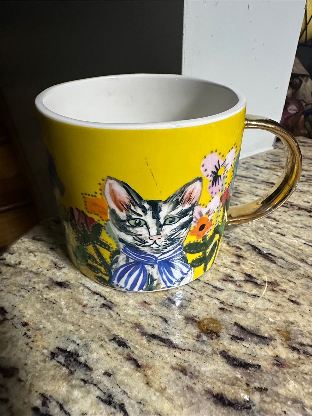 Francesca Kaye Feline Atelier Mug - yellow